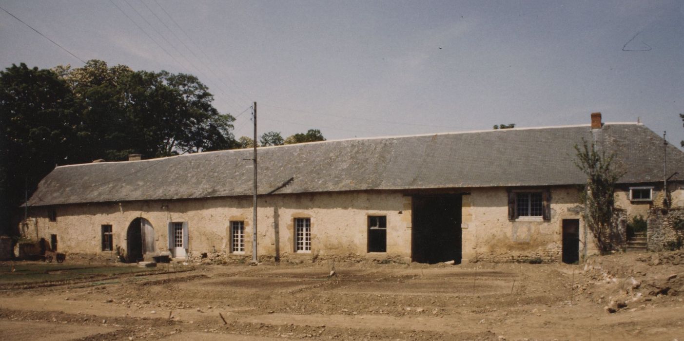 orangerie, façade sud, détail d’une baie