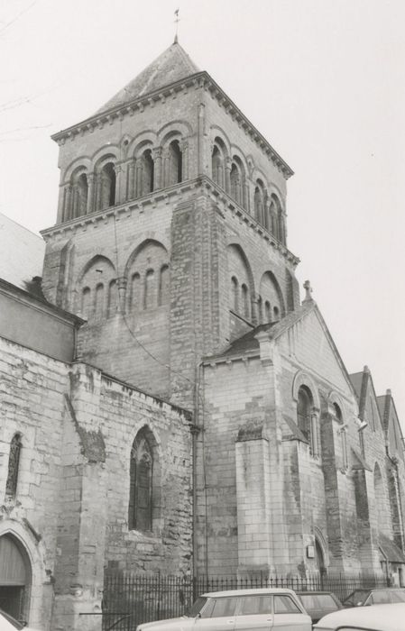 clocher, élévations sud et ouest