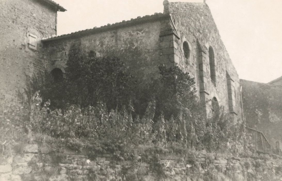 façade ouest, vue partielle