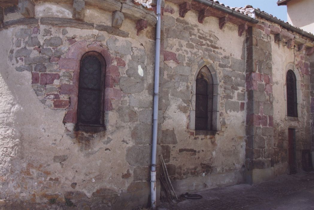 façade latérale nord, vue partielle