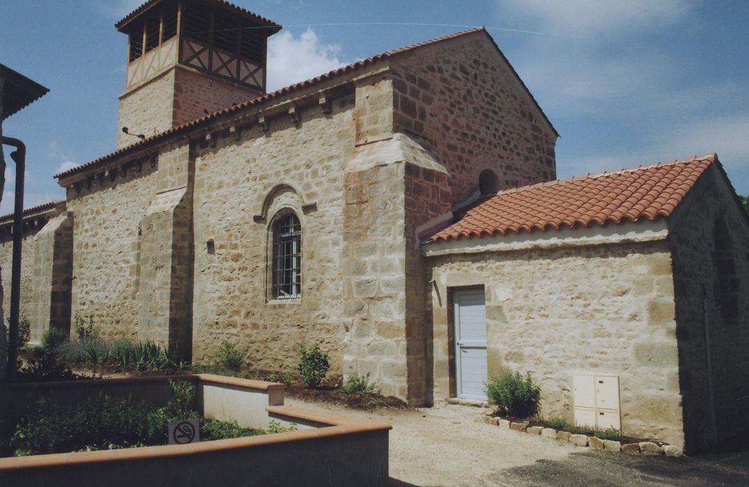 façade latérale sud, vue partielle