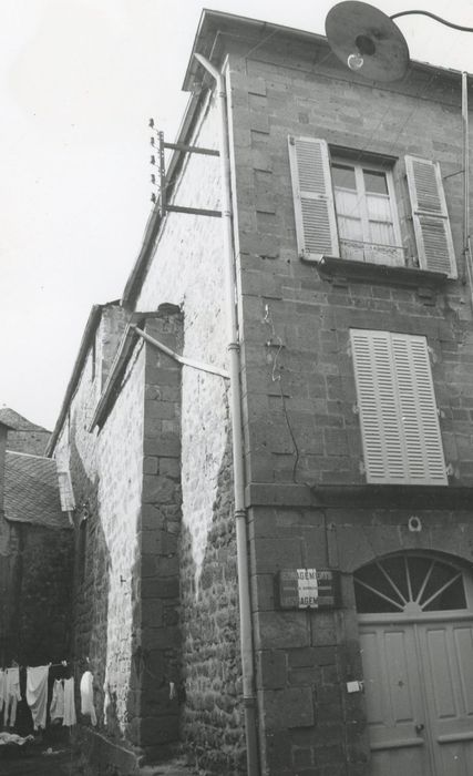 façades sud et ouest, vue partielle