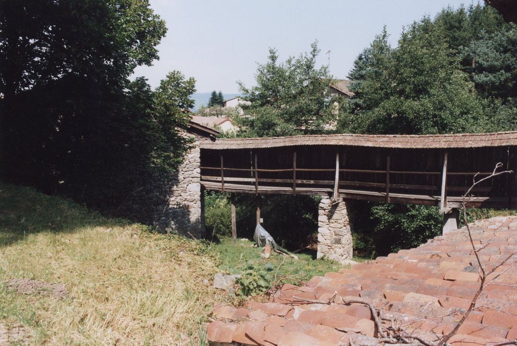 galerie de communication entre le séchoir d’étré et le séchoir d’hiver, flanc sud