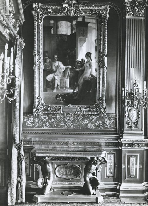 salon, détail des décors