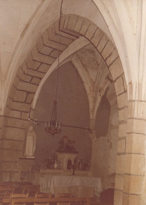 chapelle latérale sud, vue partielle