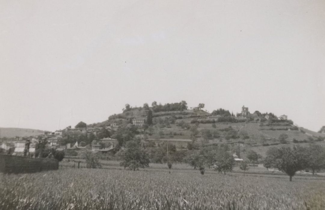 vue générale du site depuis l’Est