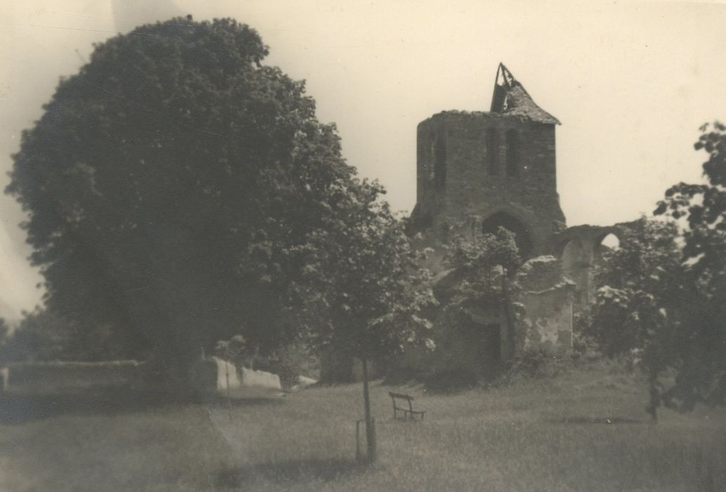 vue partielle des ruines depuis le Nord-Ouest