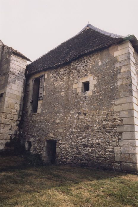 bâtiment monastique, aile ouest, façade nord