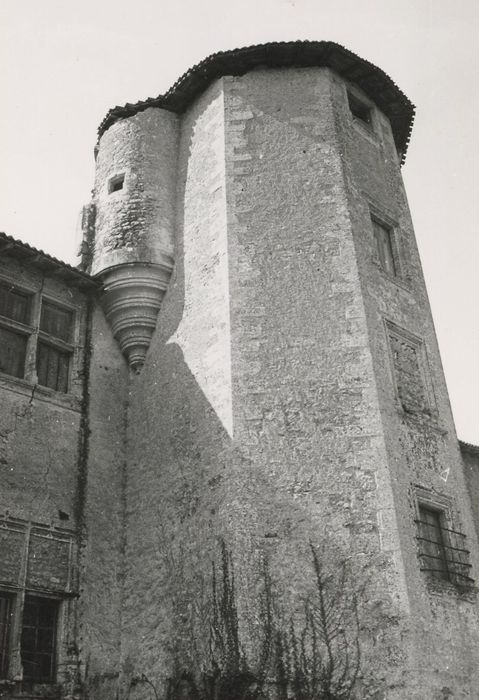 façade nord, tourelle d’escalier