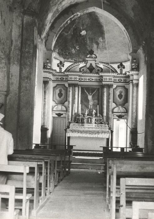 retable, tabernacle, tableau : Christ en croix