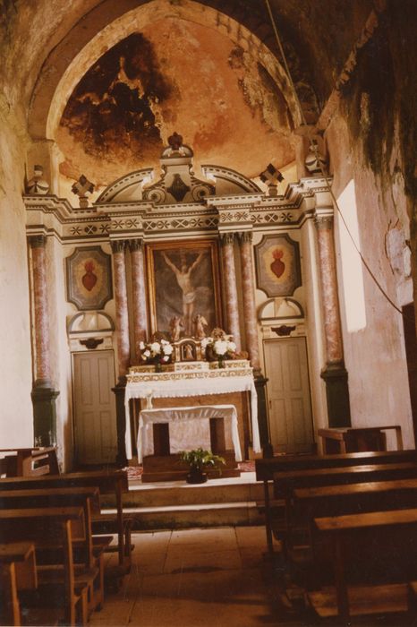 retable, tabernacle, tableau : Christ en croix