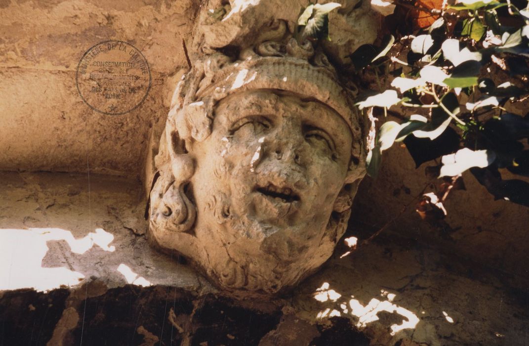 parc, fabrique en forme de tempietto, détail