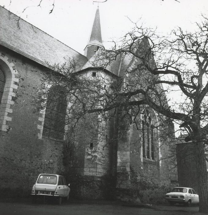 façade latérale sud, vue partielle