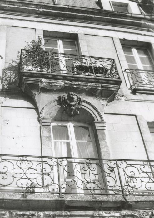 façade sur l’allée de Turenne, détail des balcons