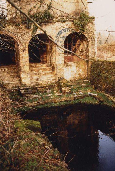 jardin, canal, vue partielle