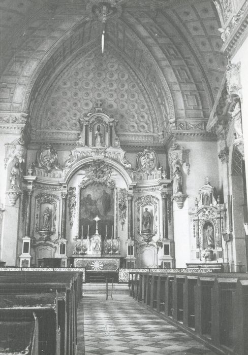 maître-autel, retable, tableau : Sainte Trinité - © Ministère de la Culture (France), Médiathèque du patrimoine et de la photographie, tous droits réservés