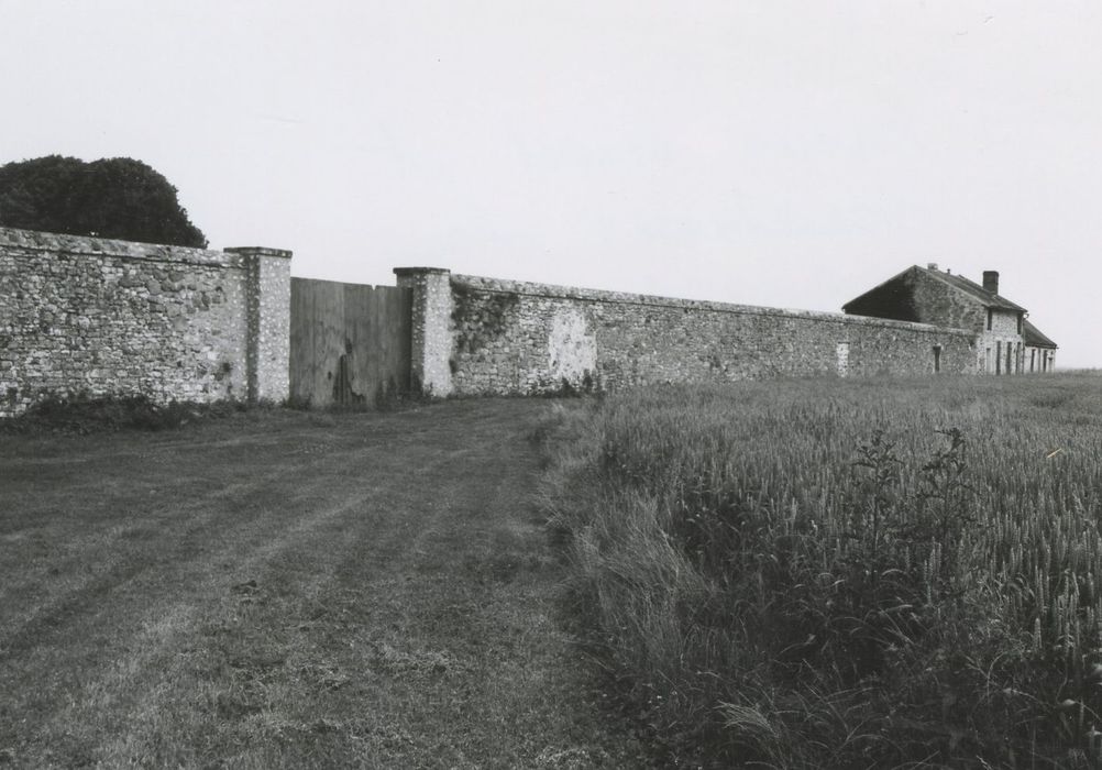 mur de clôture nord