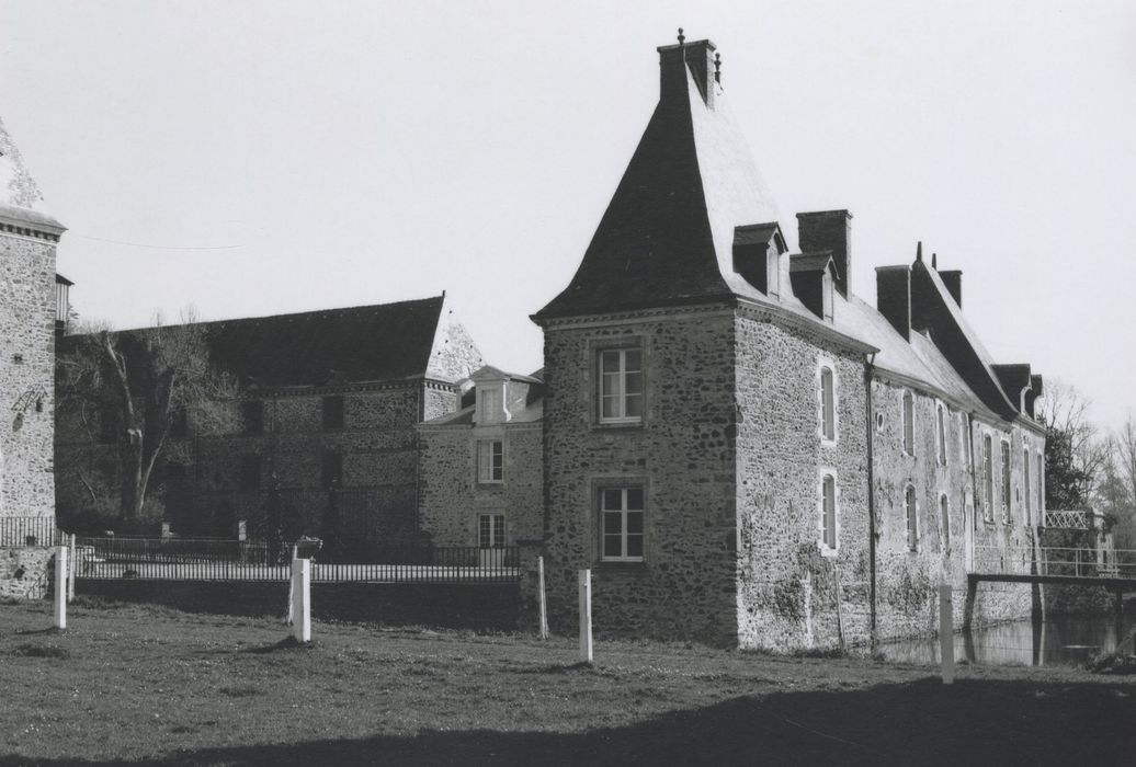 aile sud, façades sud et ouest