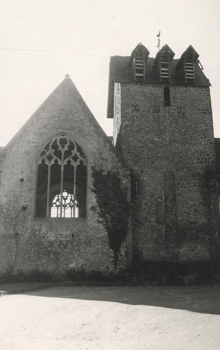 Façade latérale nord, vue partielle