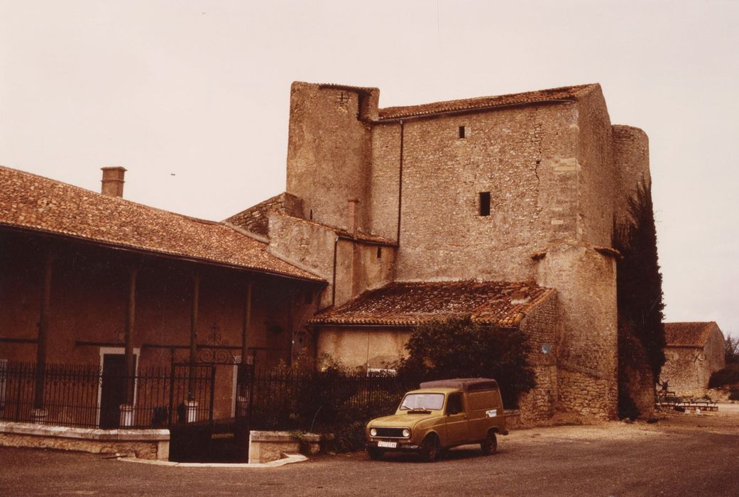 donjon, élévations sud