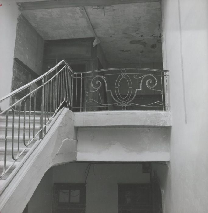 grand escalier, dernier palier