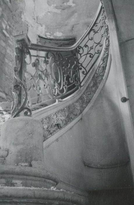 escalier d’honneur, vue partielle