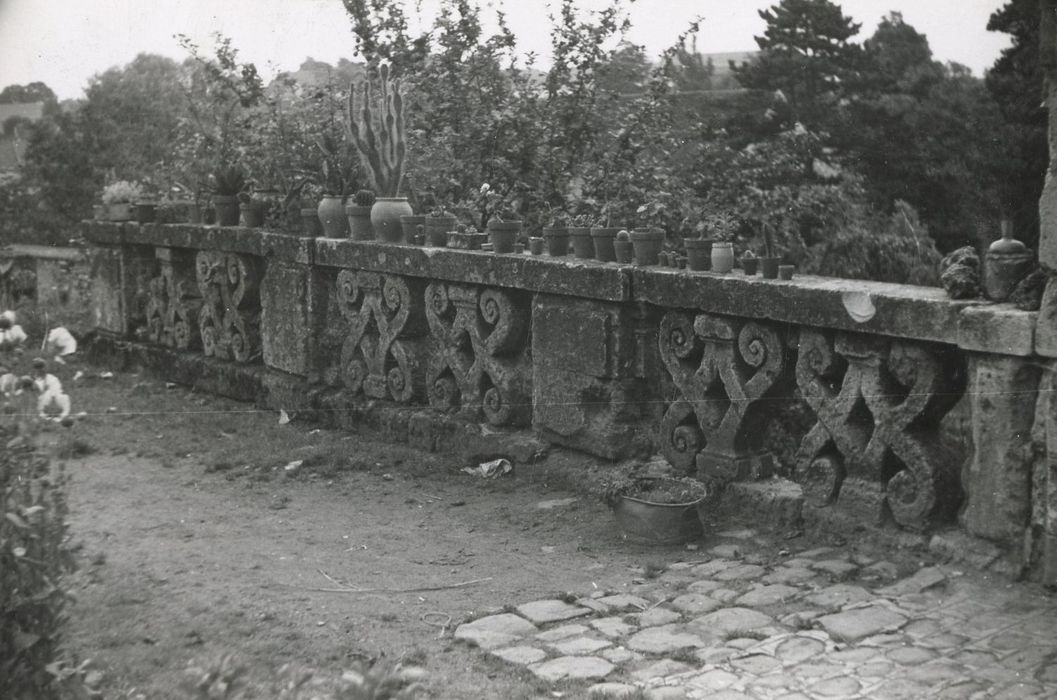 vue partielle de la balustrade