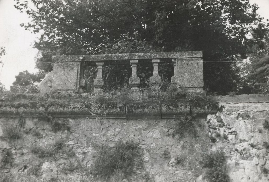 vue partielle de la balustrade