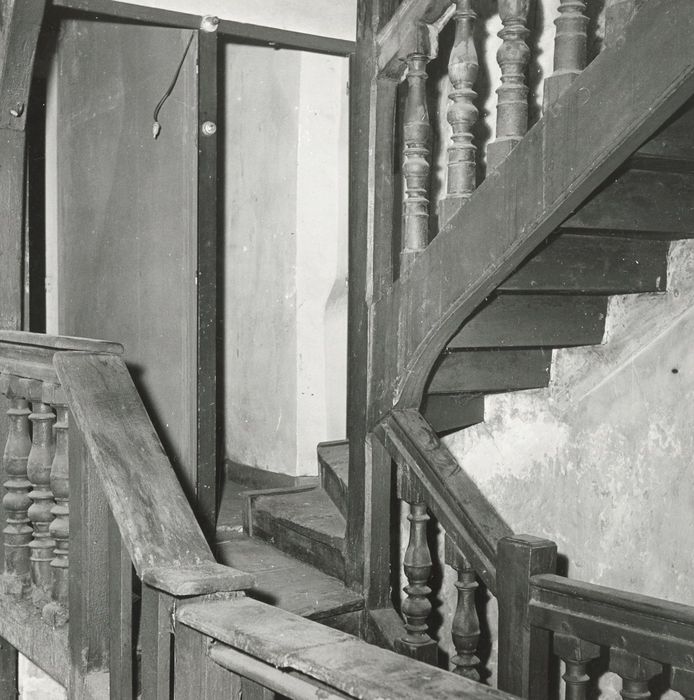 escalier, détail de l’escalier