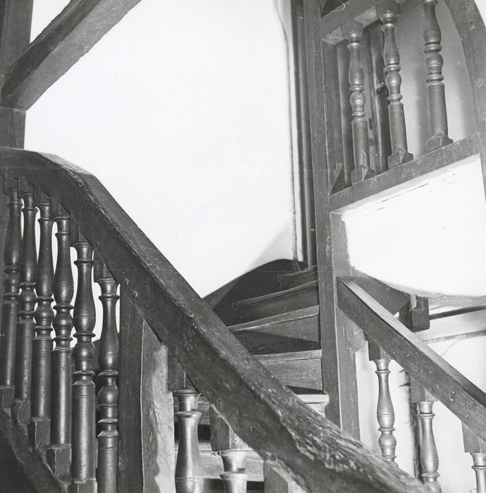 escalier, détail de l’escalier