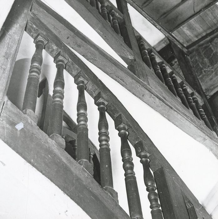 escalier, détail de l’escalier