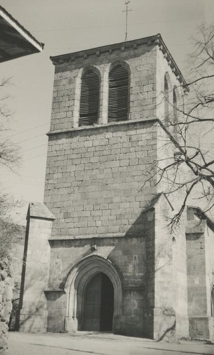 clocher, élévation ouest