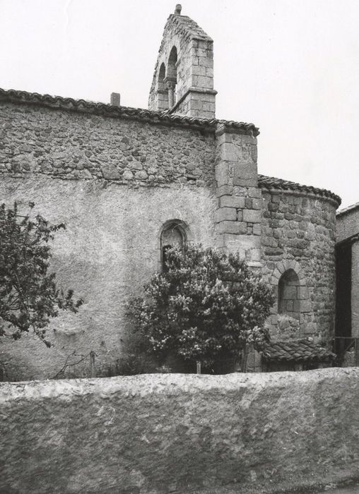 façade latérale sud, vue partielle