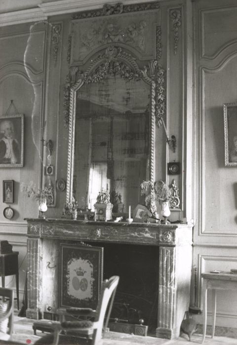 cheminée du grand salon