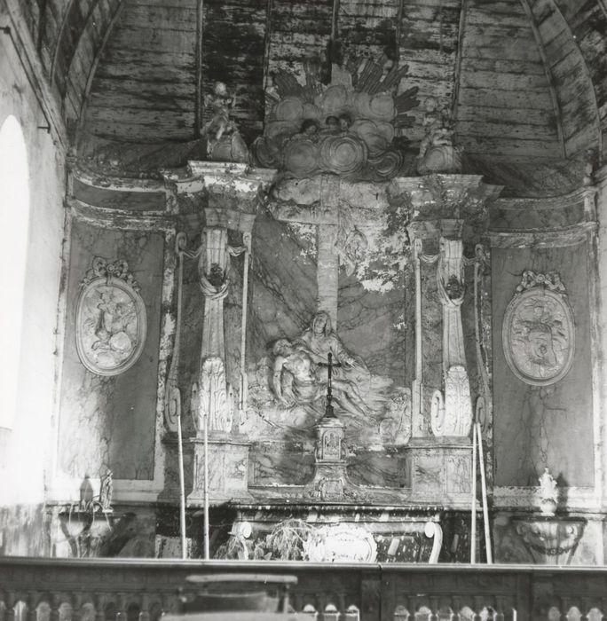 chapelle, maître-autel, retable