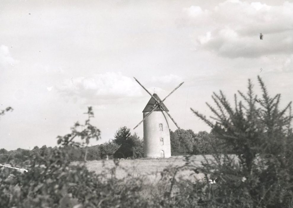 vue générale du moulin dans son environnement