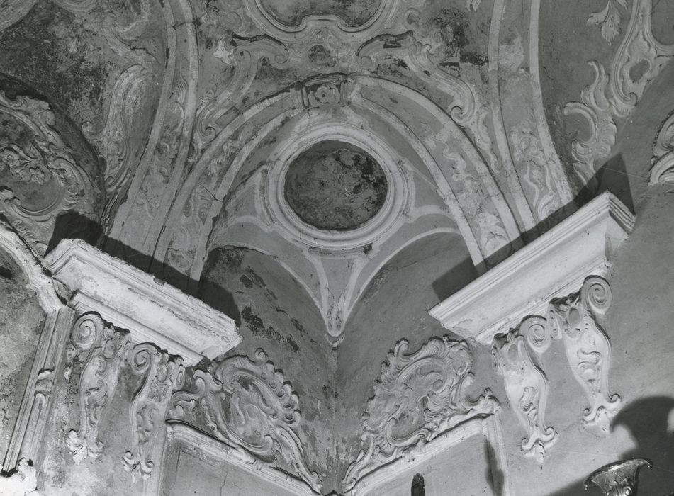 chapelle de la sacristie, détail des décors de stucs