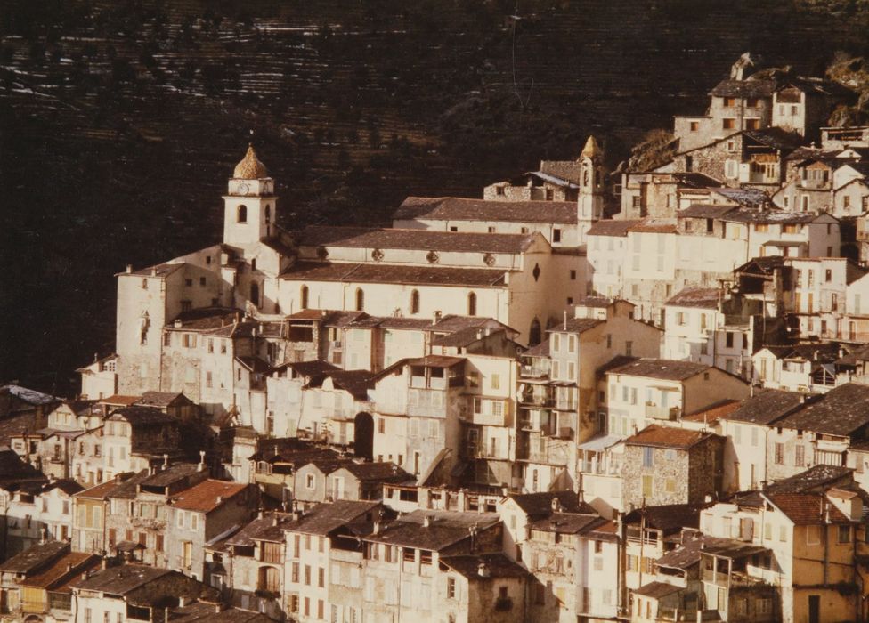 vue générale de l’église dans son environnement depuis le Sud-Est