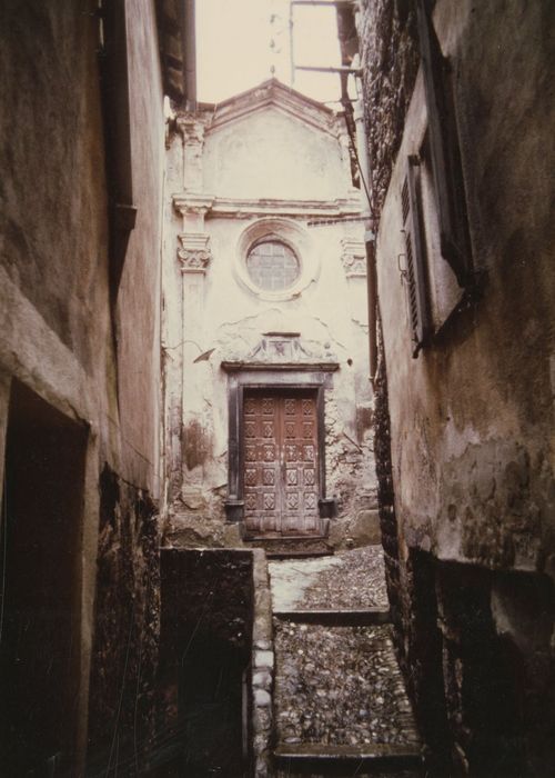 chapelle des Pénitents, façade ouest, vue partielle