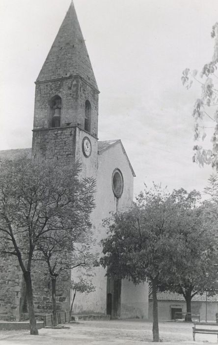 façade ouest, vue partielle