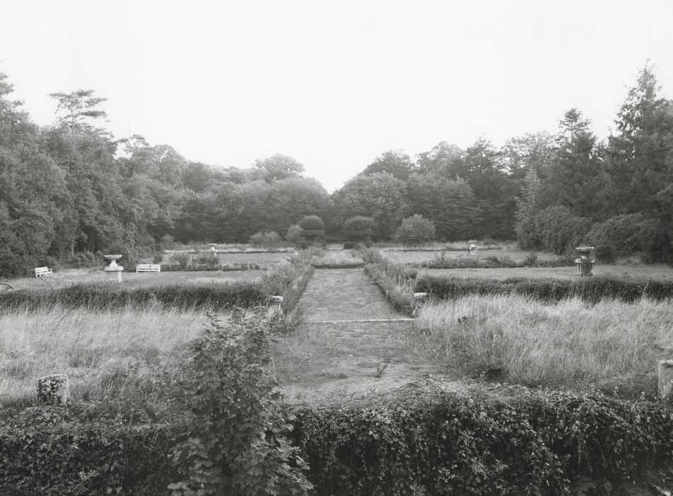 perspective sud sur le jardin