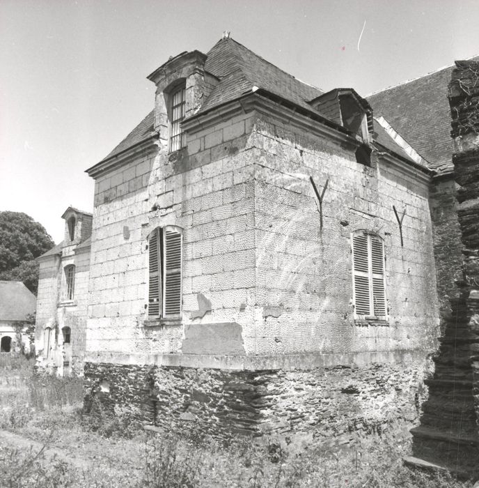 façade postérieure, pavillon