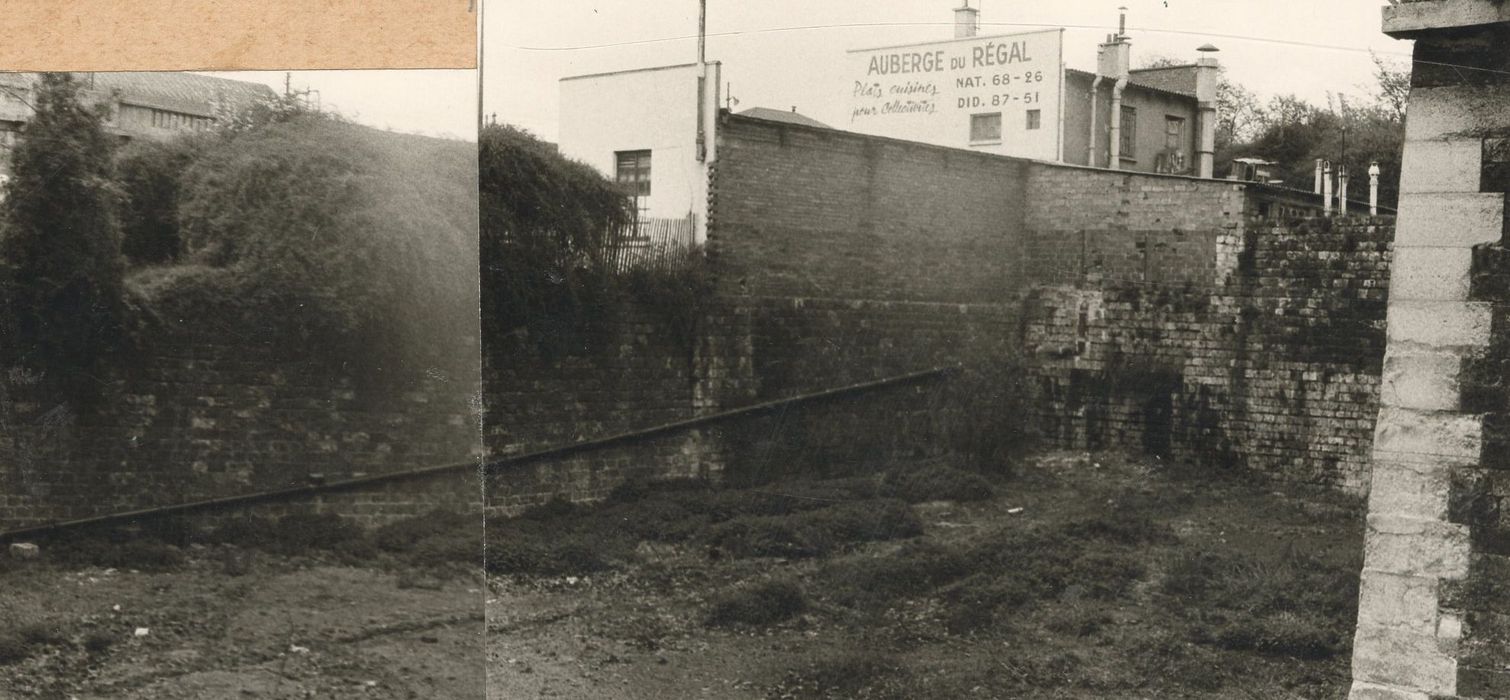 mur d’enceinte, retour du mur vers le quai de Bercy