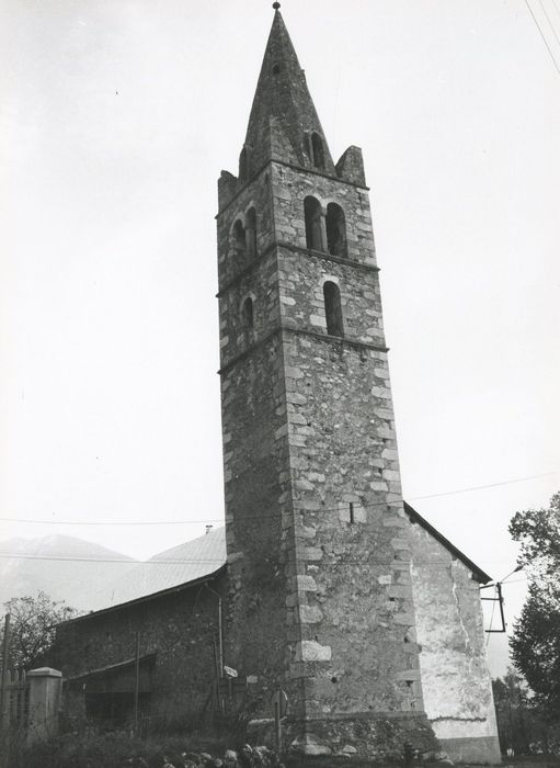 clocher, élévations nord et ouest