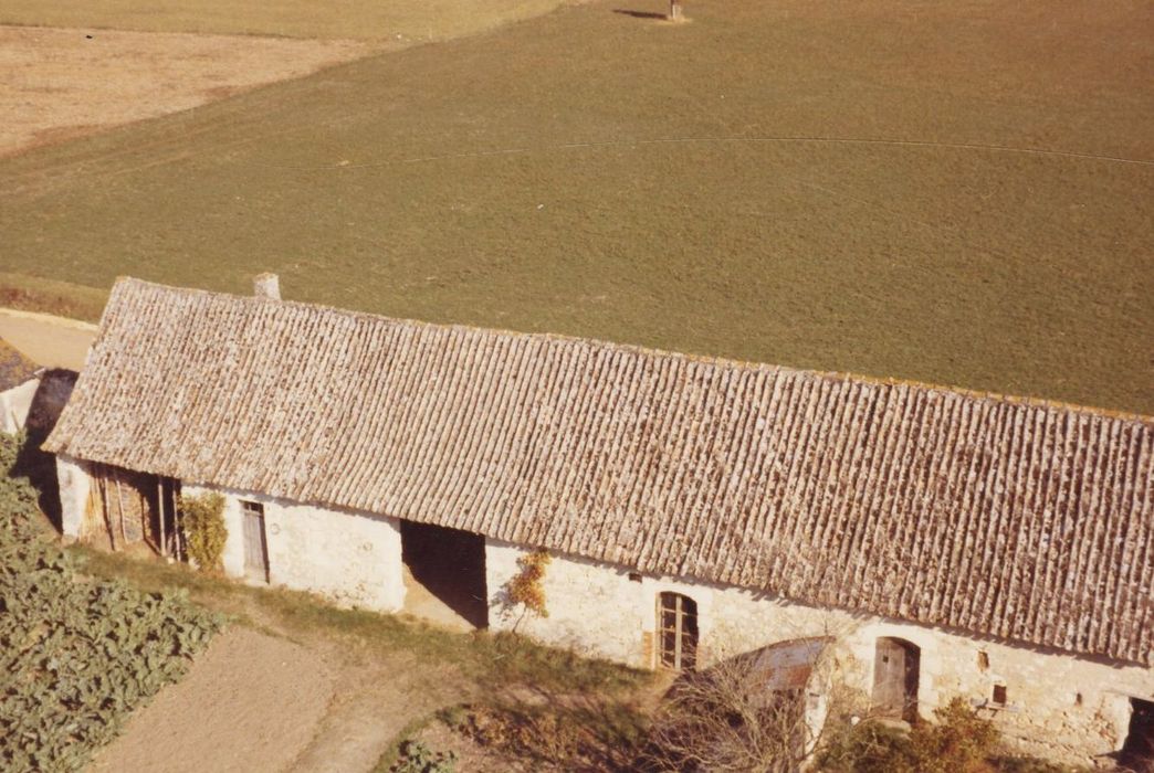 bâtiment des communs, façade ouest