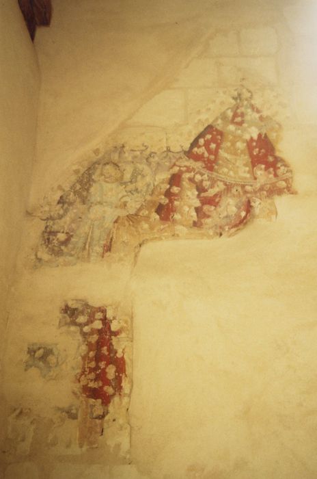 chapelle, peinture monumentale (fragment), mur est