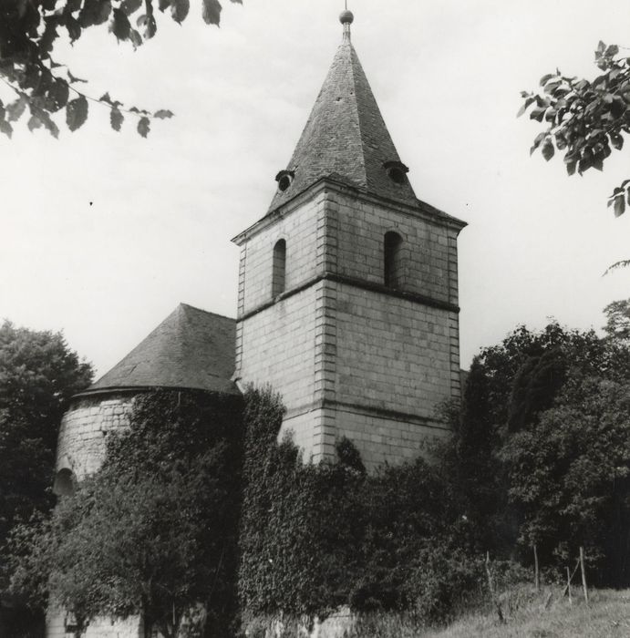 clocher, élévations nord et est