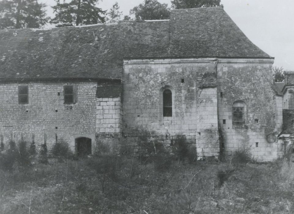 façade latérale sud, vue partielle