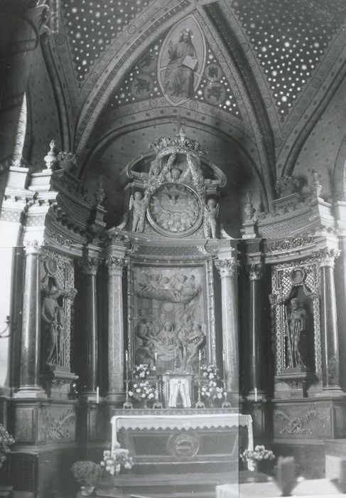 maître-autel, retable, statue : Saint Pierre, saint Martin de Vertou