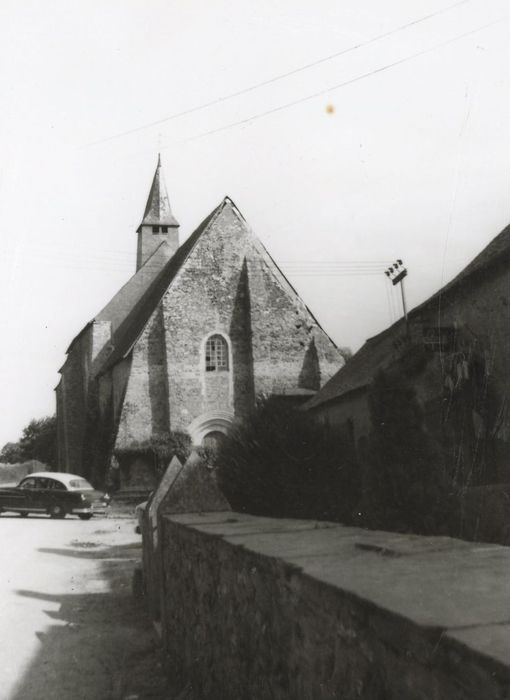 façade ouest, vue partielle